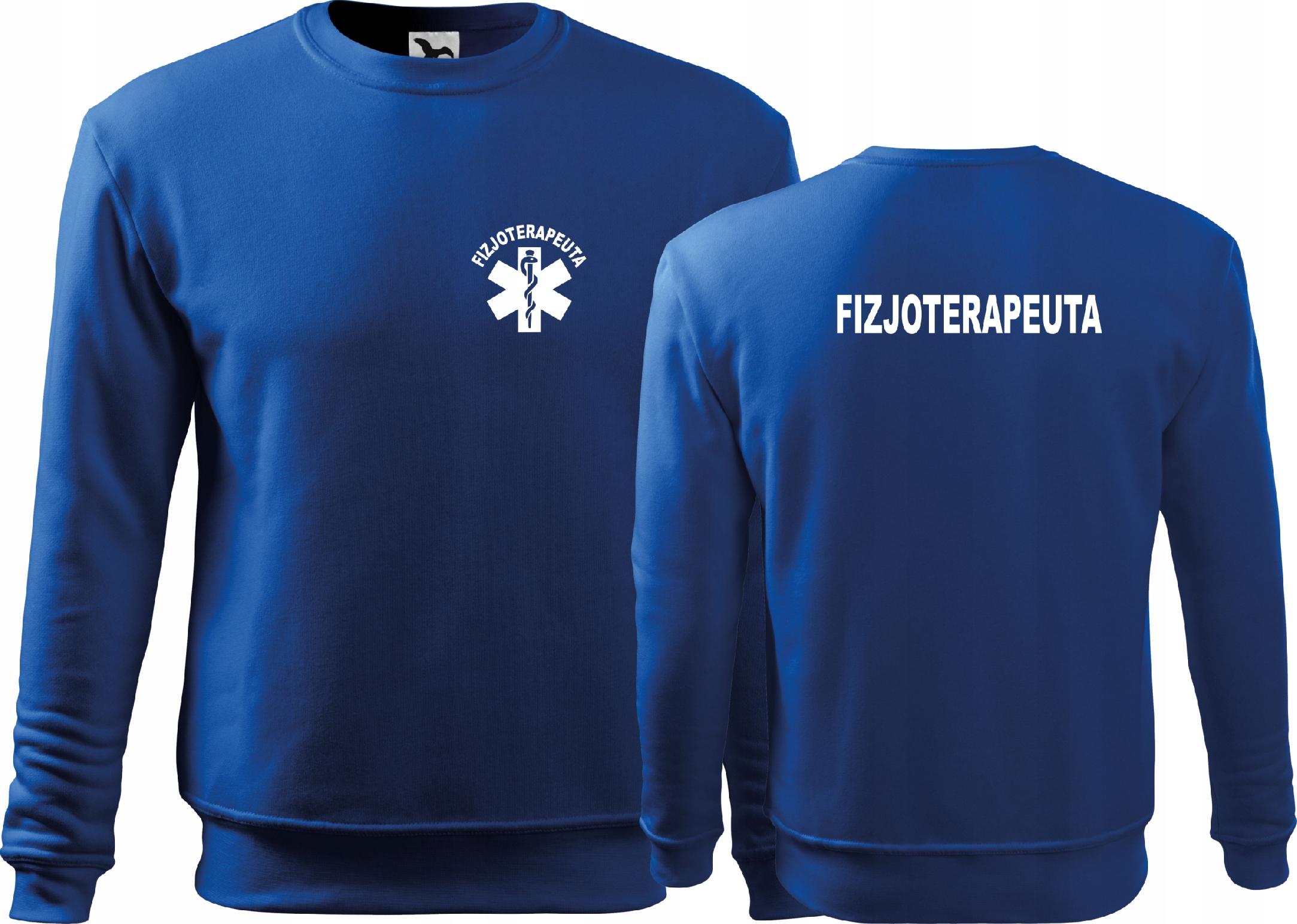 

Medyczna bluza męska nadruk Fizjoterapeuta XL
