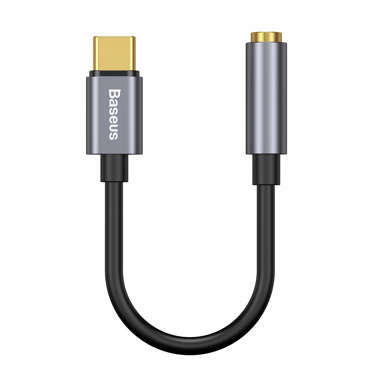 BASEUS ADAPTER PRZEJŚCIÓWKA AUDIO USB-C TYP-C - MINI JACK 3.5MM AUX DAC