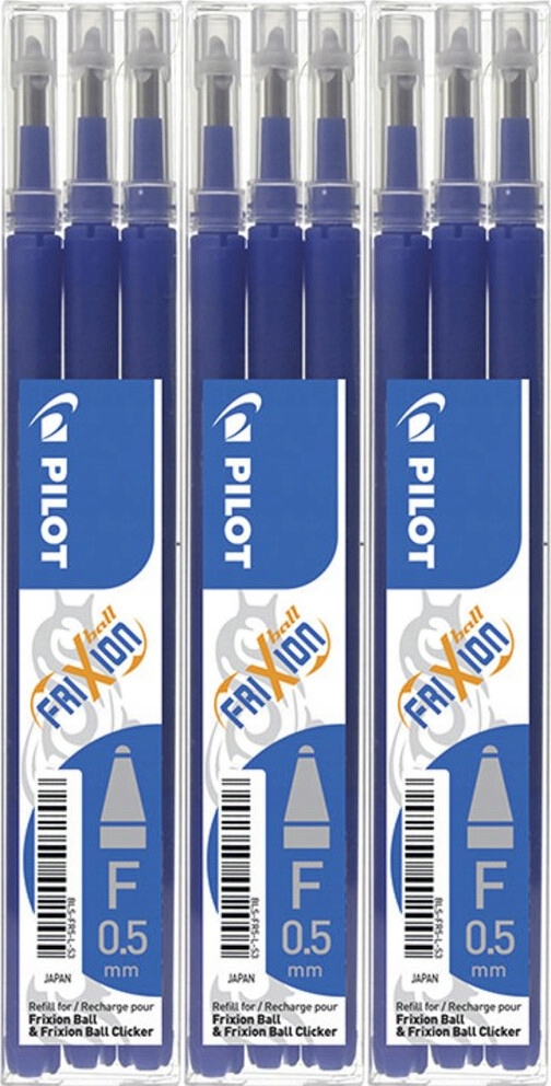 

Wkłady Wymazywalne Pilot Frixion Point F0,5mm 9szt