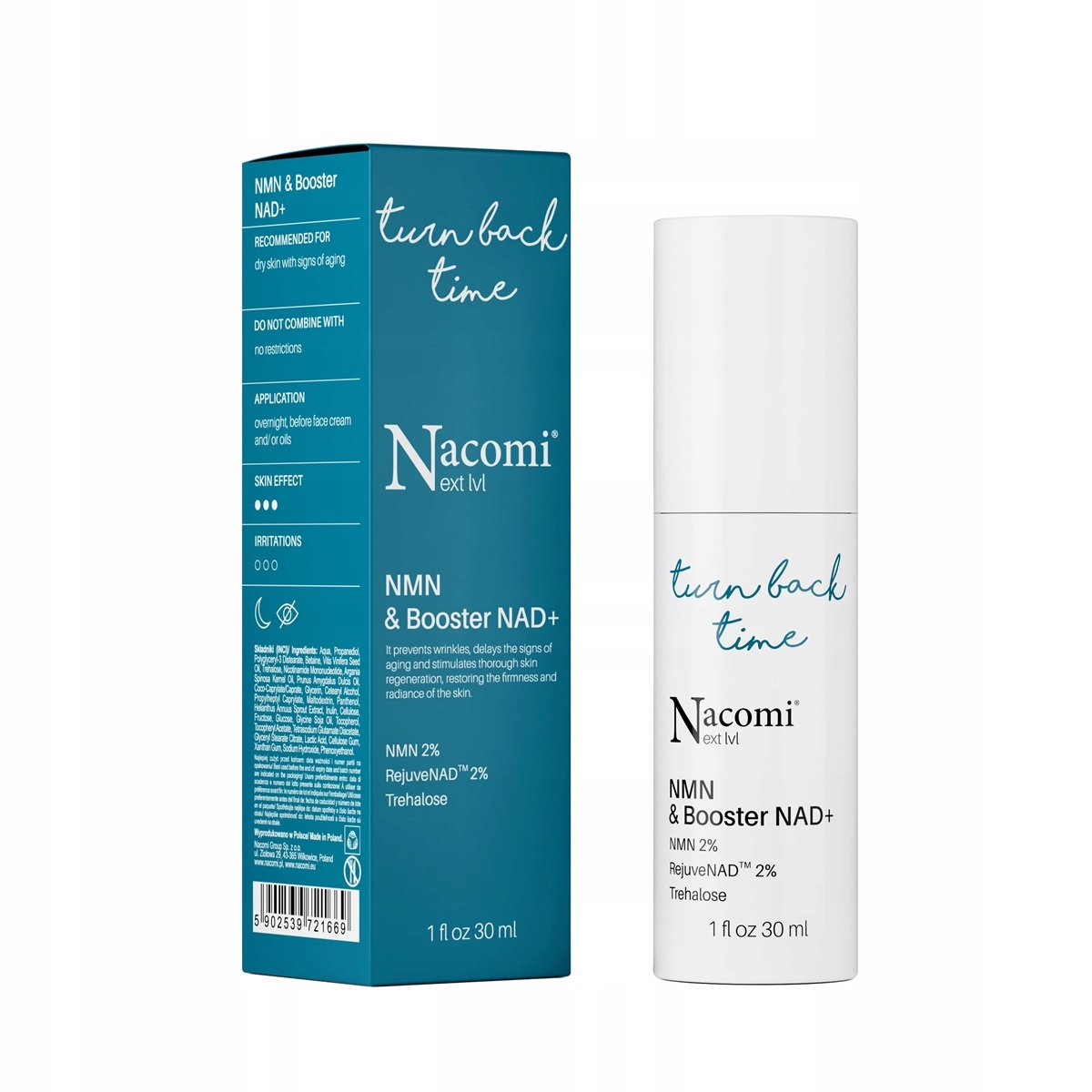 Nacomi Next Level noční sérum proti stárnutí pleti Nmn & Booster Nad+ 30 ml