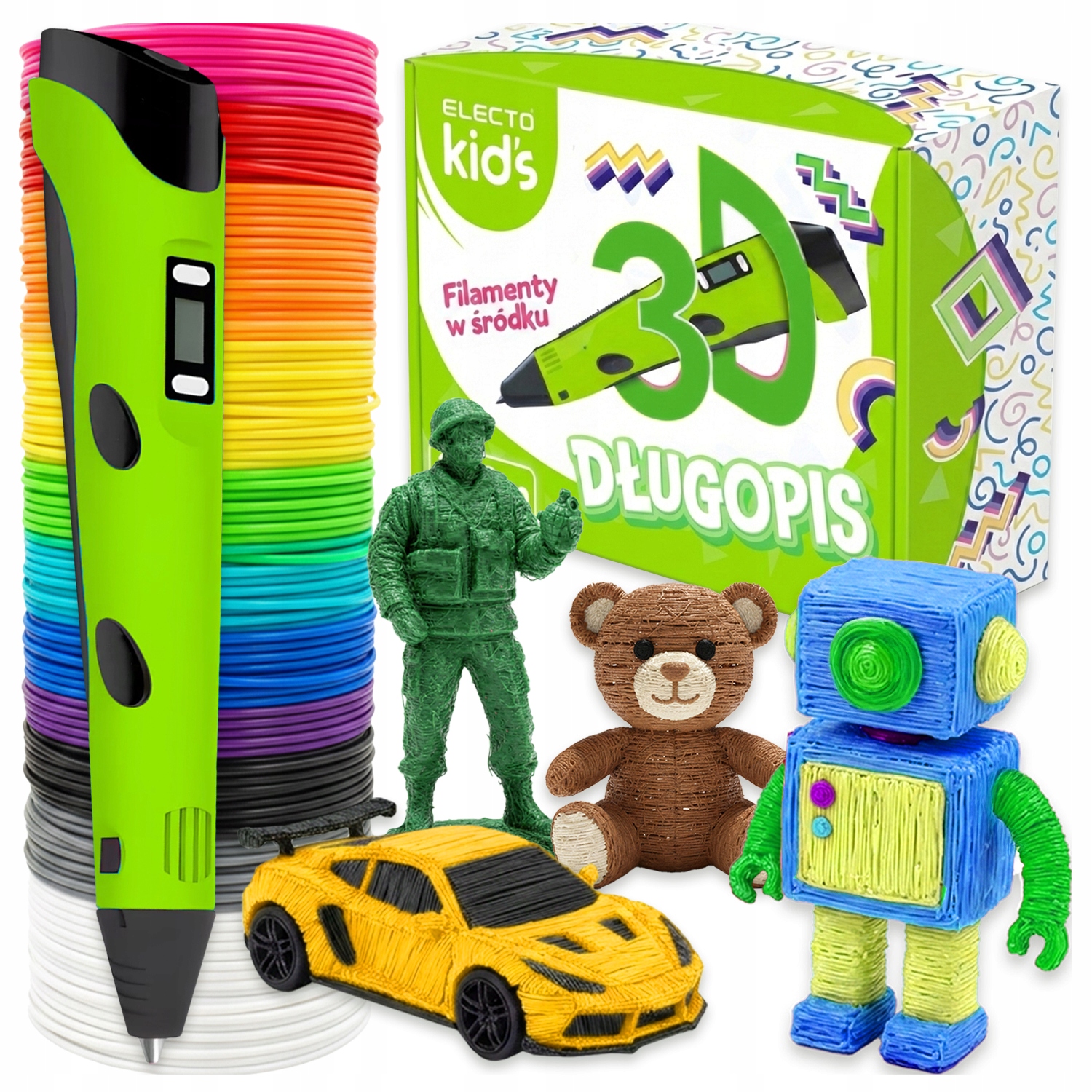 Markowy Długopis 3D Drukarka 3D 260M Filamentu Wkładu Do Długopisu 3D