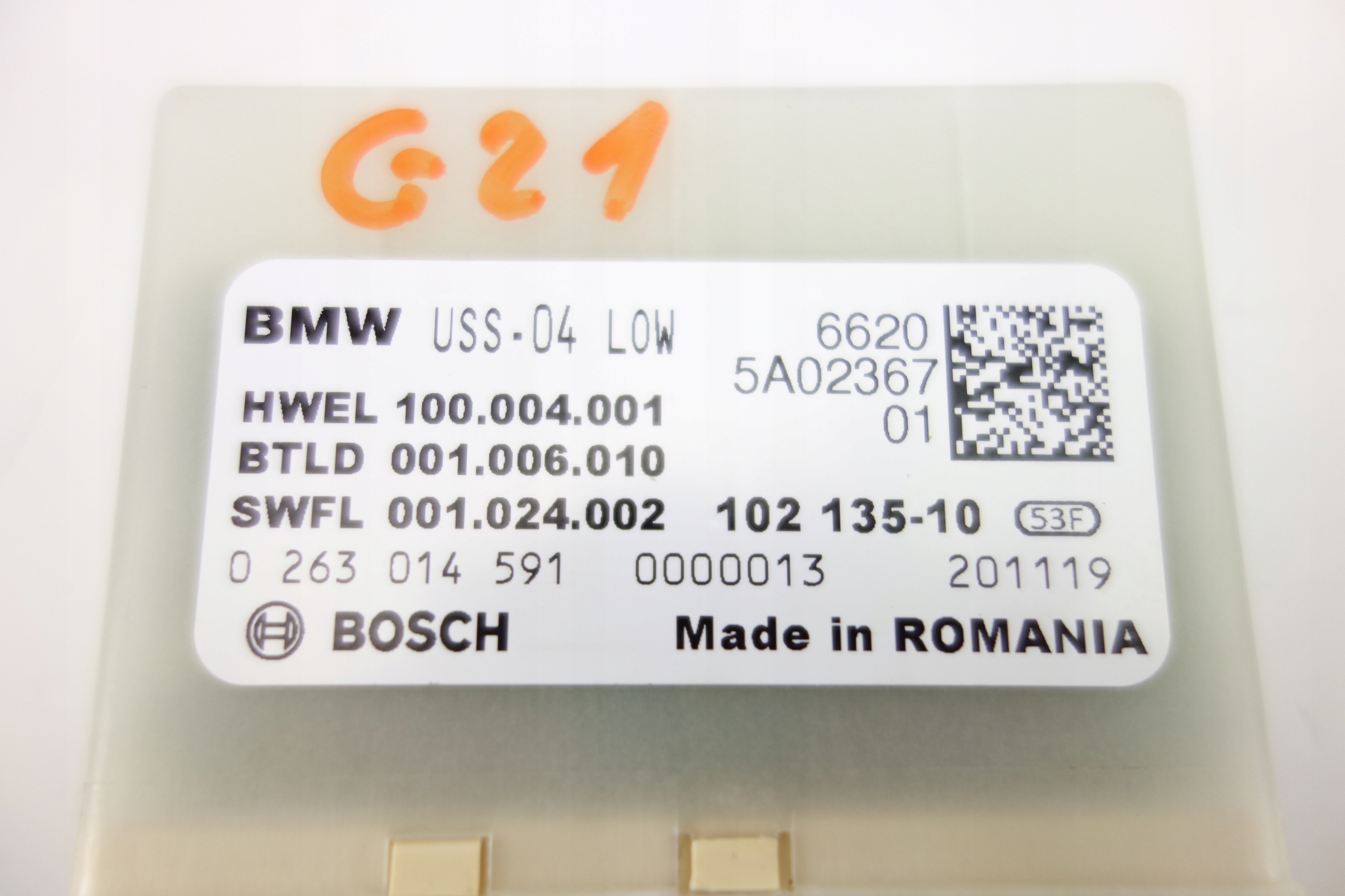 module control unit PDC BMW G20 G21 5A02367