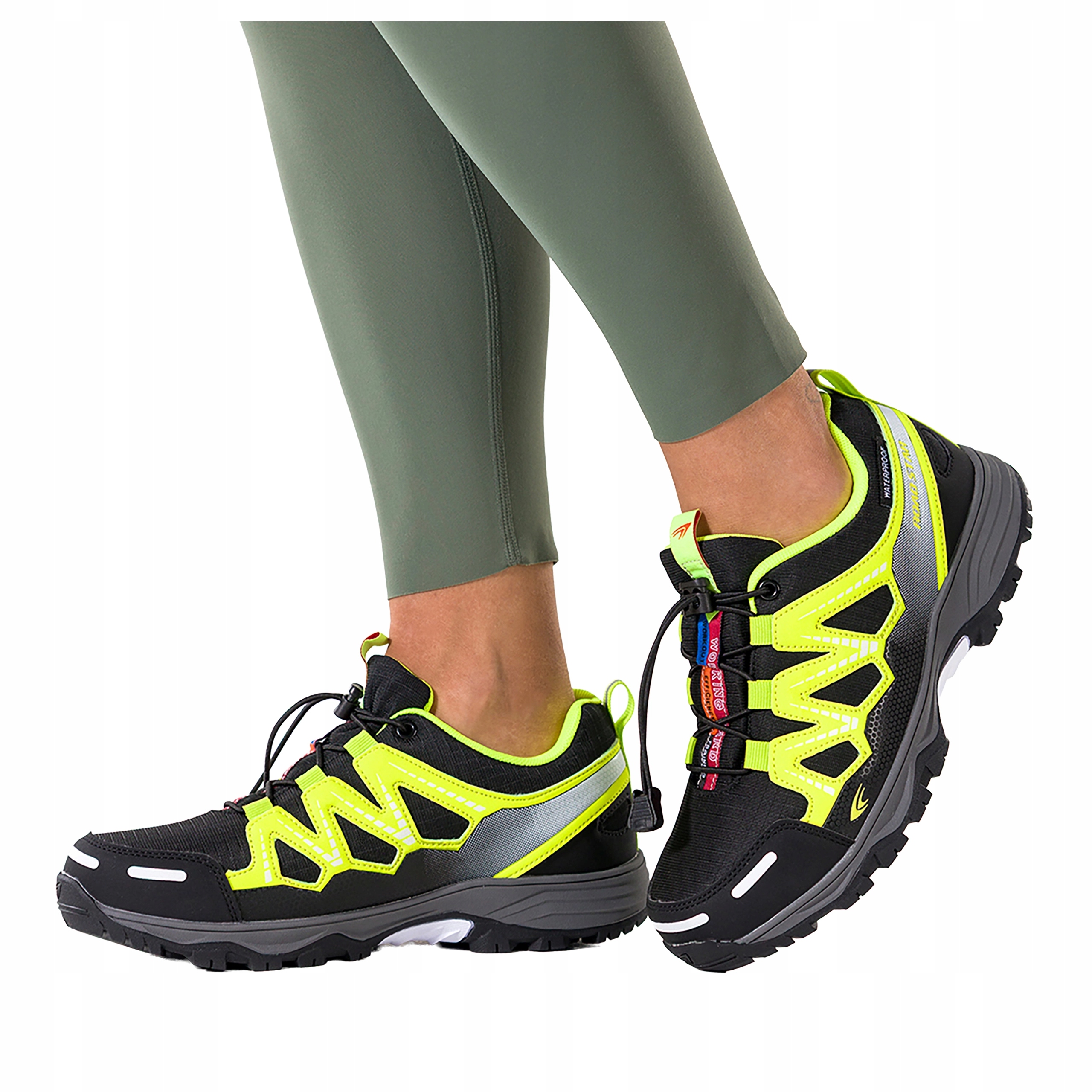 Trekové Boty Černé Dámské Voděodolné S Elastickou Šňůrkou vel. 40