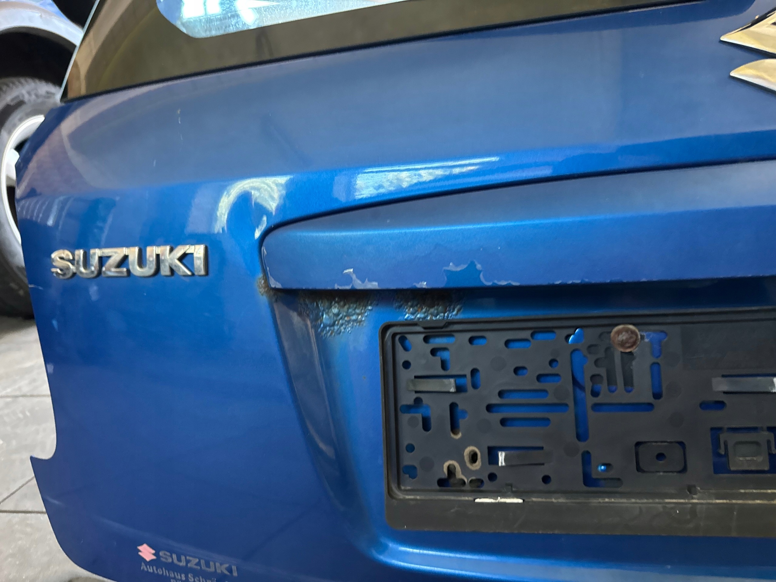 boot door SUZUKI SX4 ZCG blue complete Z with accessories and window