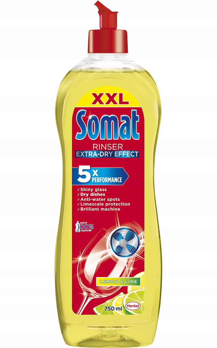 

Nabłyszczacz do zmywarki Somat Rinser Lemon 750ml