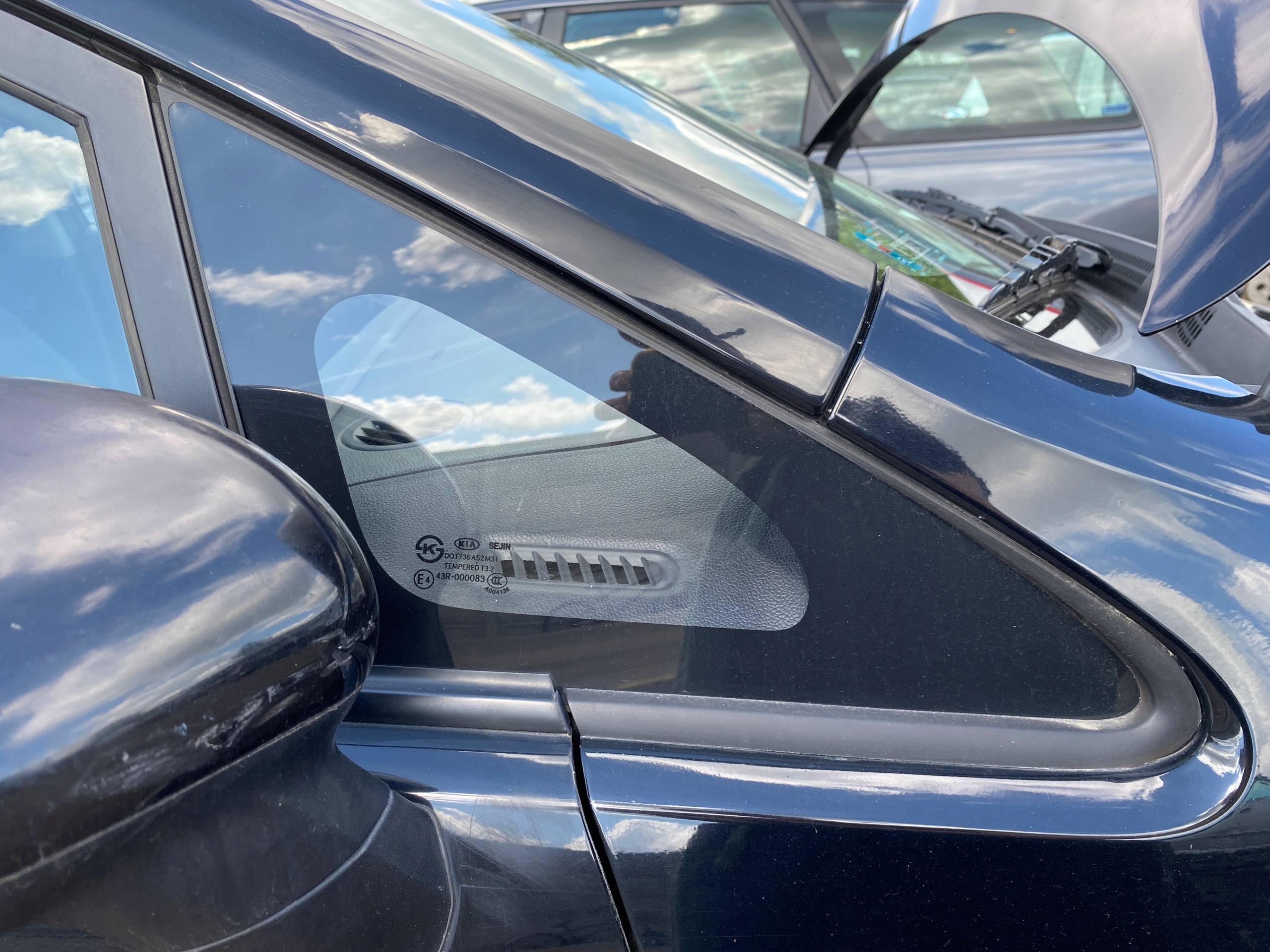 window side bodywork right Kia RIO 3 III 11-17