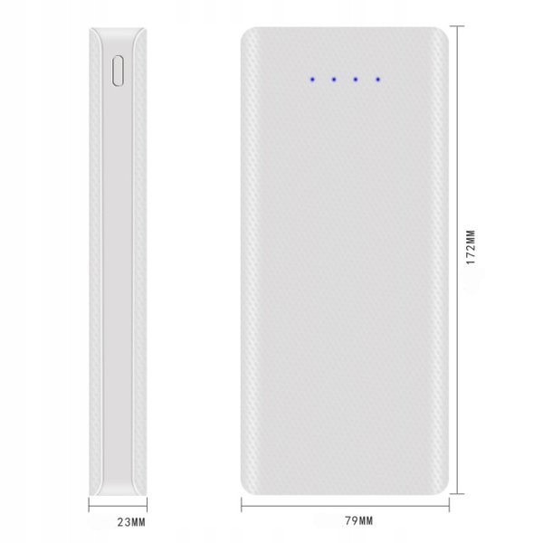Obudowa na powerbank W8 DIY - 8x18650 - 20000mAh - Type-C- USB- microUSB Typ akumulatora litowo-jonowy