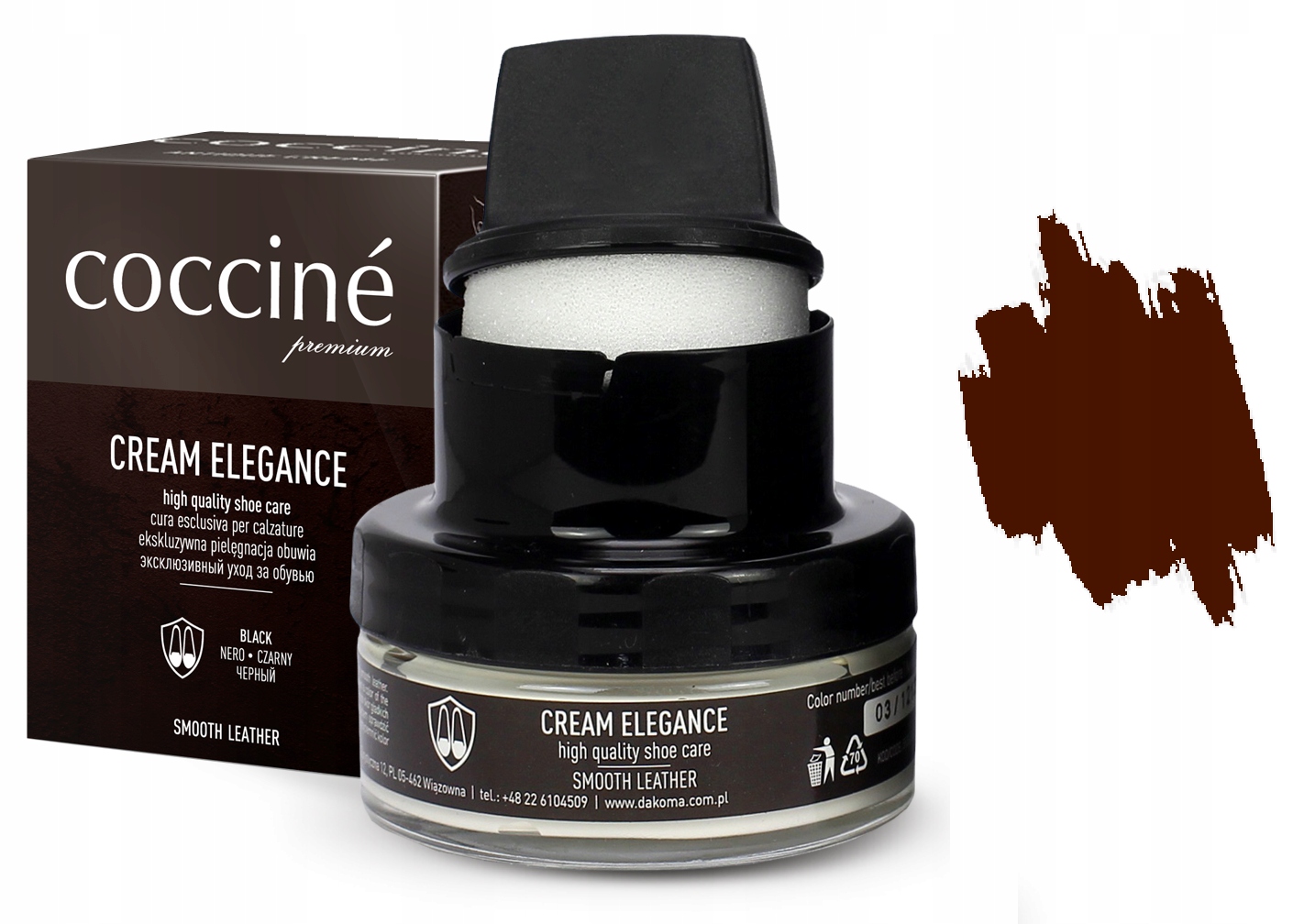 

Coccine Pasta Od Butów Krem Do Skóry Ciemny Brąz