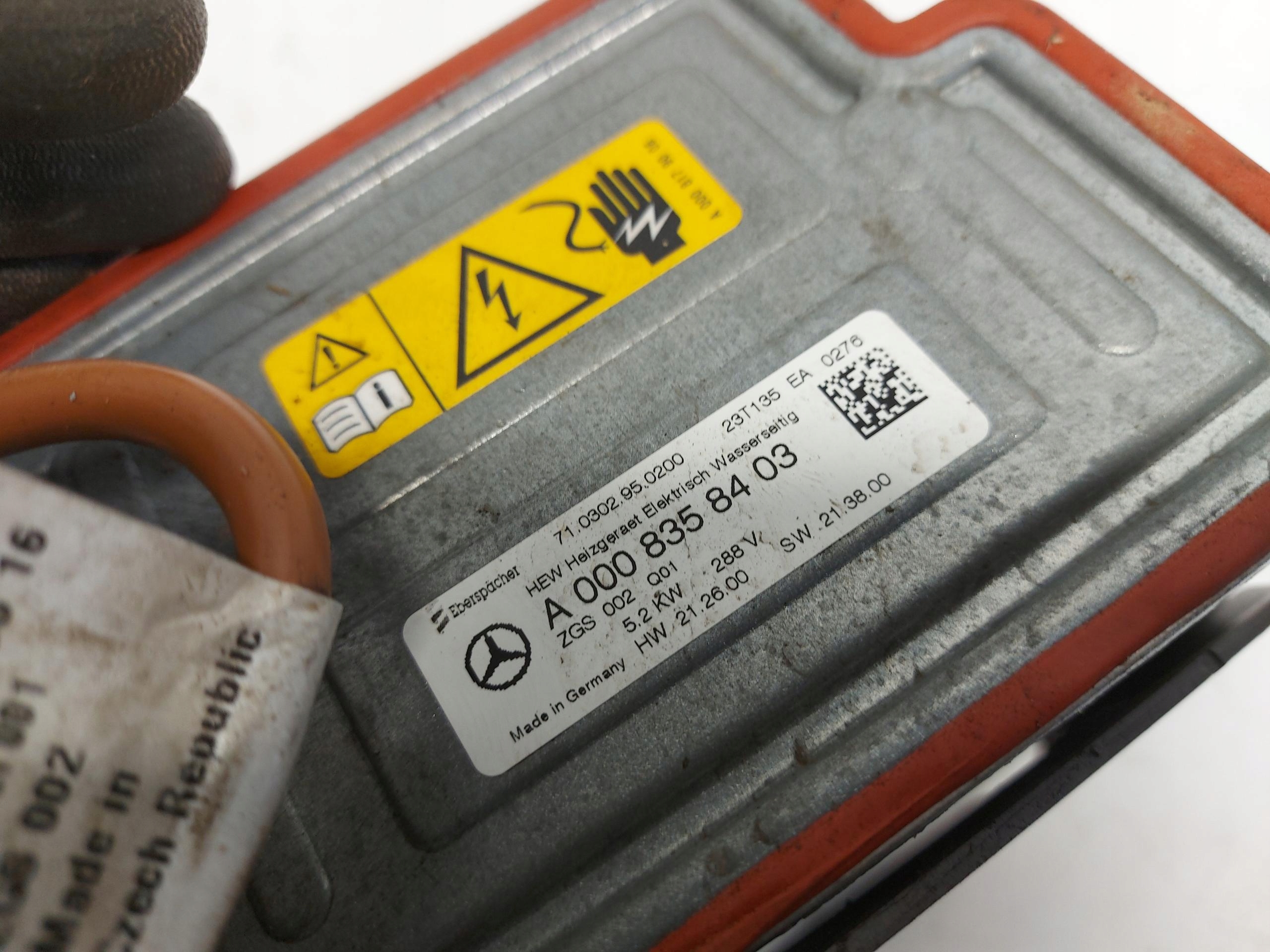 Mercedes EQA 250+ W243 heater electrical A0008358403
