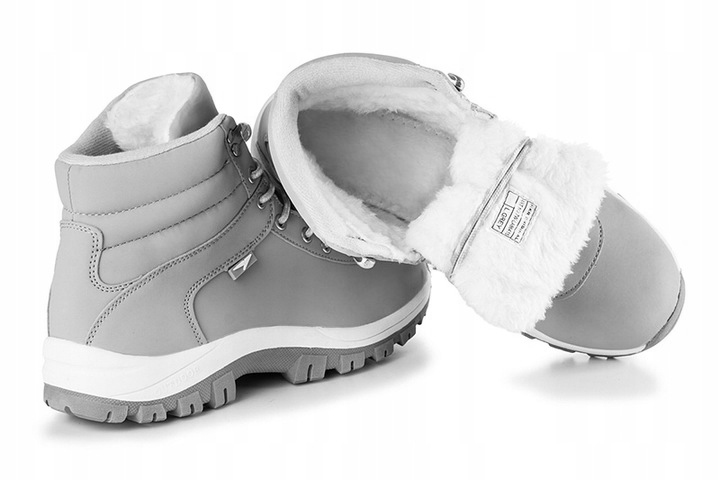 BUTY ZIMOWE DAMSKIE SPORTOWE OCIEPLANE P1 Marka bez marki