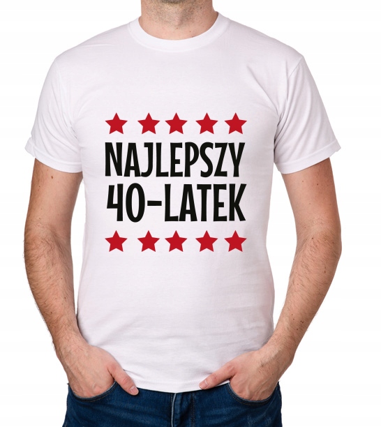 

koszulka Najlepszy 40-LATEK 40 Urodziny prezent