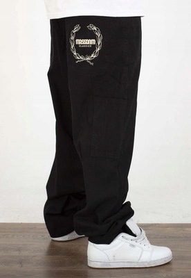 Kalhoty Mass Pants Baggy Extra Fit Crown černé