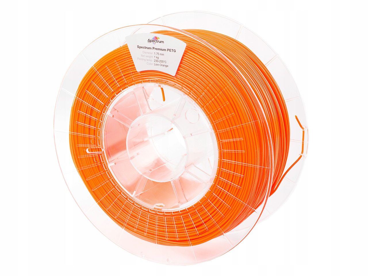 Filament Spectrum Petg Lion Orange pomarańczowy 1,75 mm 1 kg