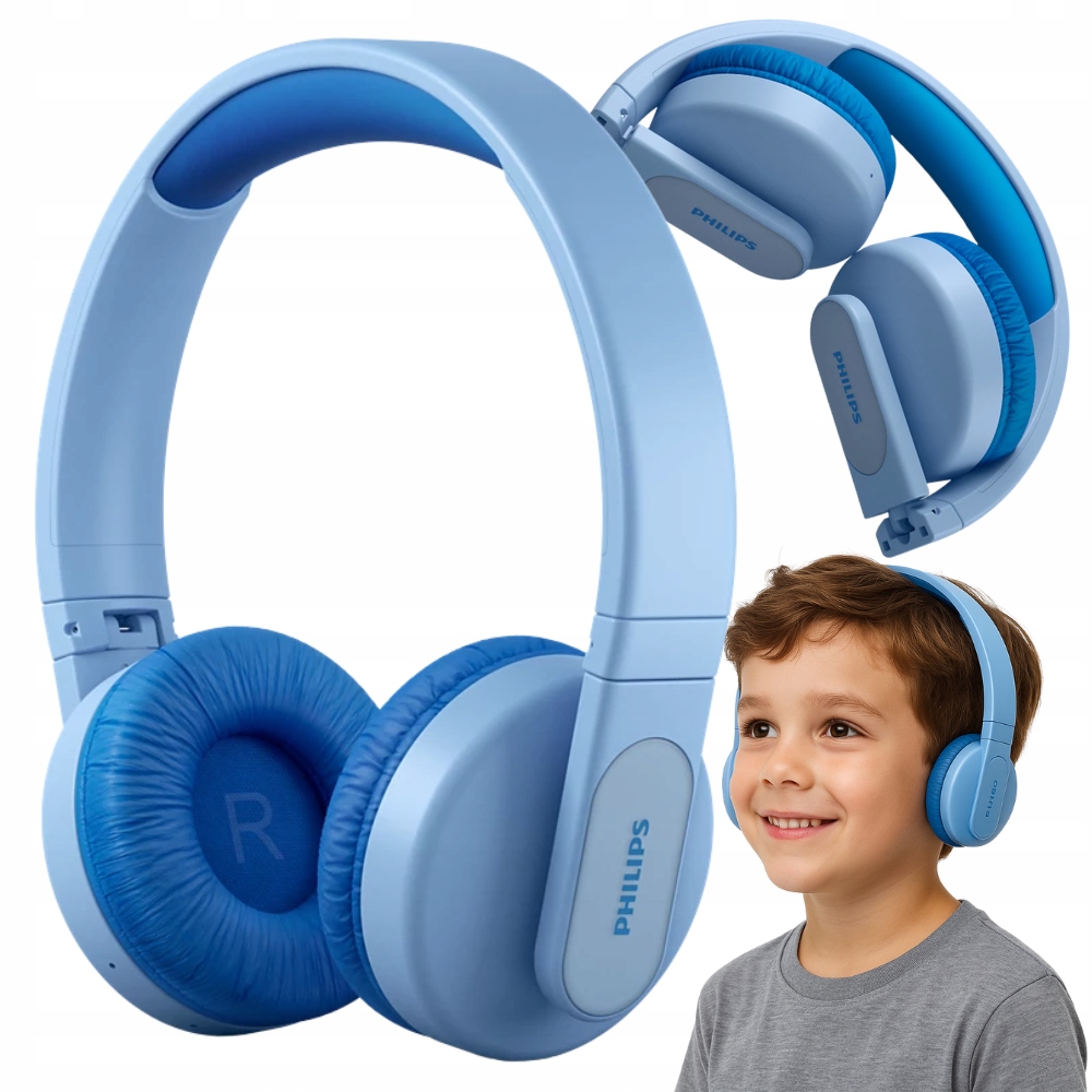 Bezdrátová Sluchátka Philips ANO4206 Pro Děti, Měkké Náušníky