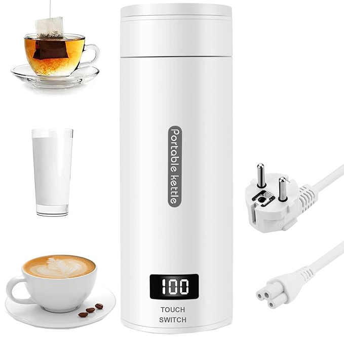 Termohrnek Termos Objemný 380 ML Barva Bílá Nerezová