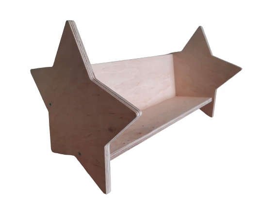 Półka wolnostojąca gwiazdka, biblioteczka