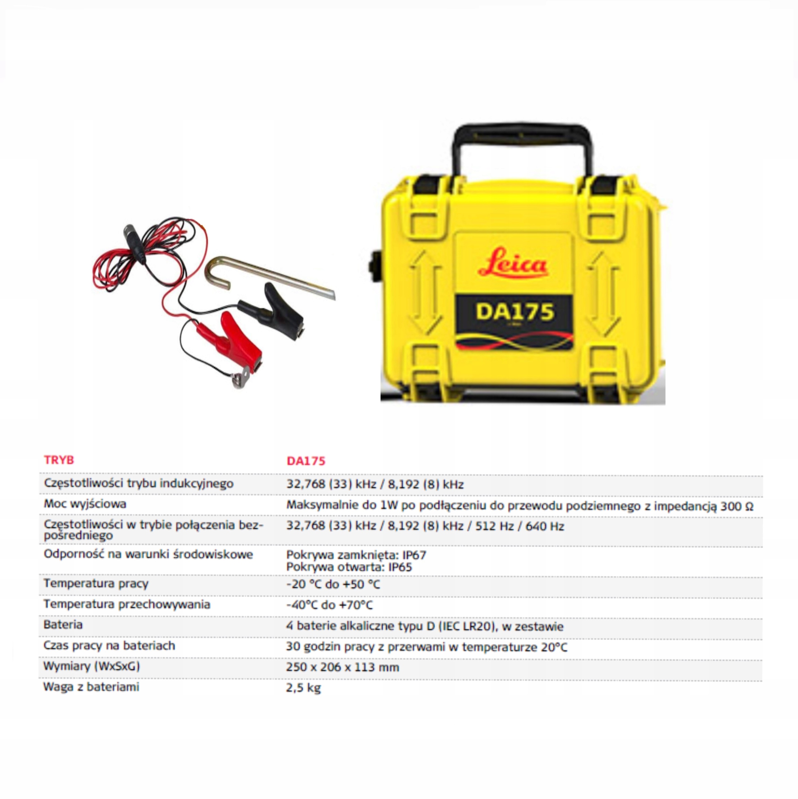 WYKRYWACZ INSTALACJI LEICA DIGICAT DD120 SET WAWA Kod producenta 872938