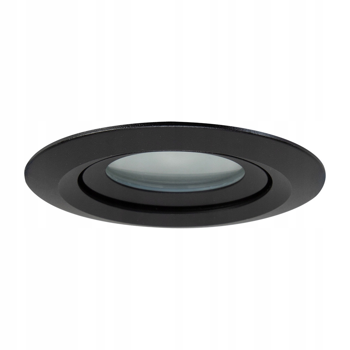 Zapuštěná bodová lampa nastavitelná, černá, kulatá, IP65 Light Prestige