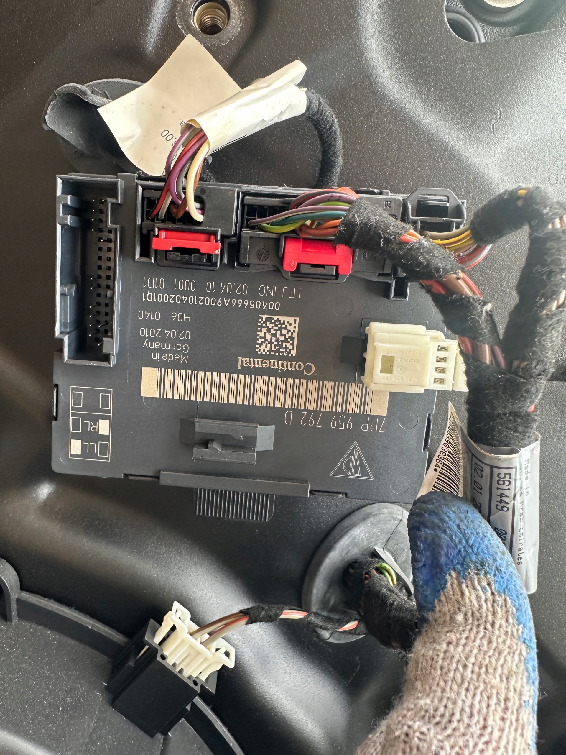 MODUŁ DRZWI PRAWY PRZÓD PORSCHE PANAMERA 970 7PP959792D