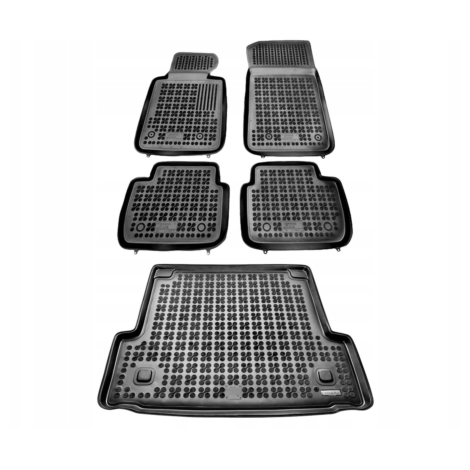 Gumová sada koberců a rohožek Bmw řady 3 E91 2005-2013 Kombi Touring