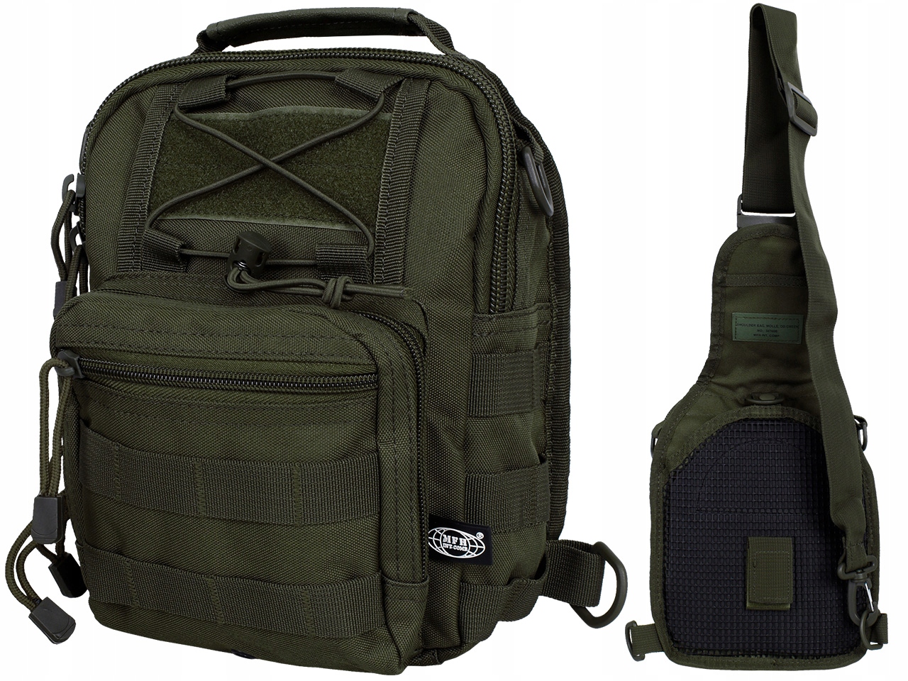 Batoh Vojenská Taška Na Rameno Nabíječka Mfh Olive