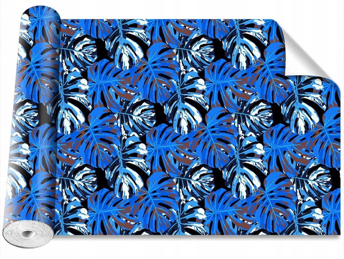 

Tapeta Samoprzylepna Niebieskie liście 104x70