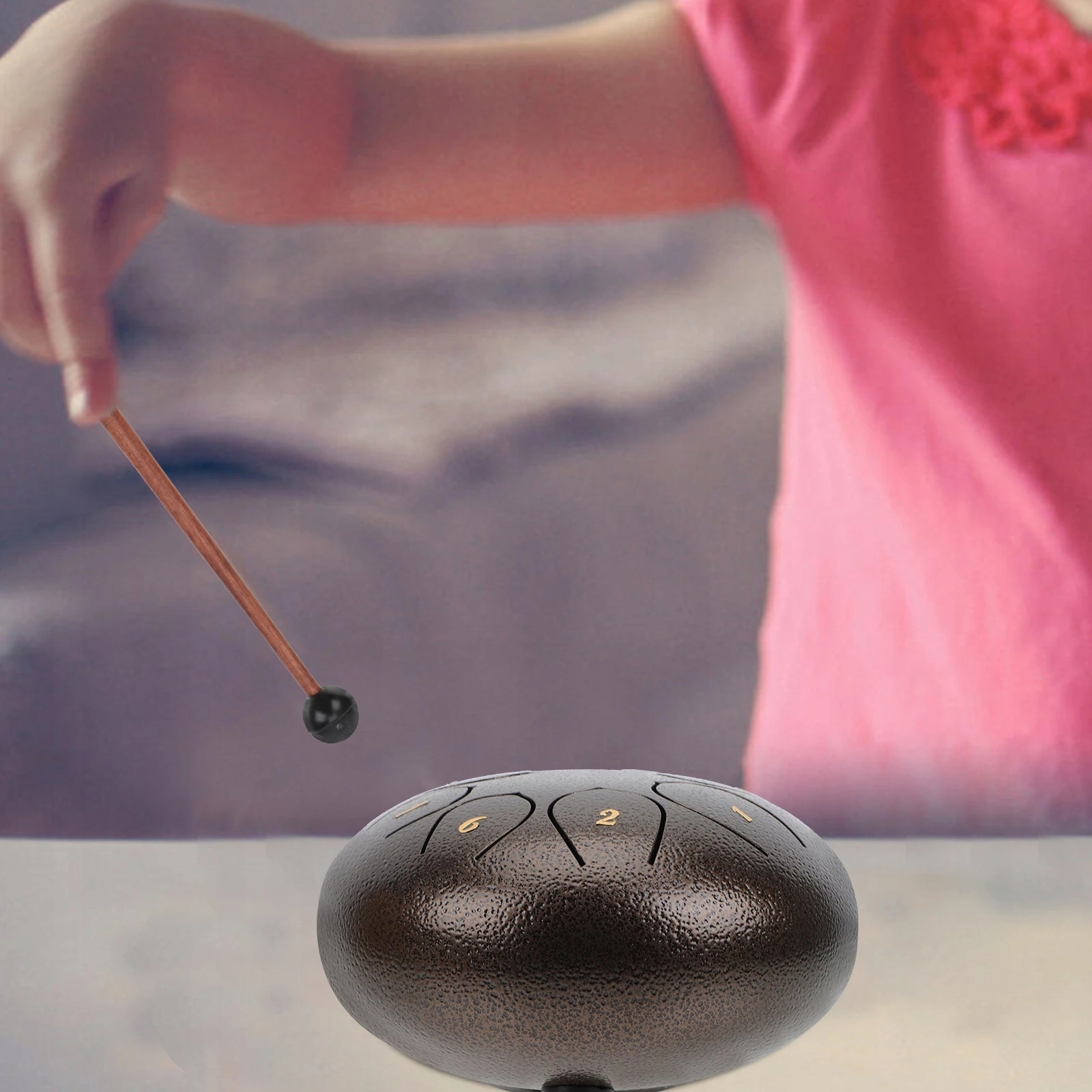 Ethereal Drum Chakra Tank Hand Chic Marka bez marki