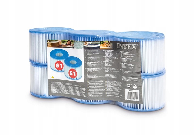 Bazénový Filtr Vložka S1 Pro Čerpadlo Intex 6 Kusů Filtr Pro Vířivku Spa