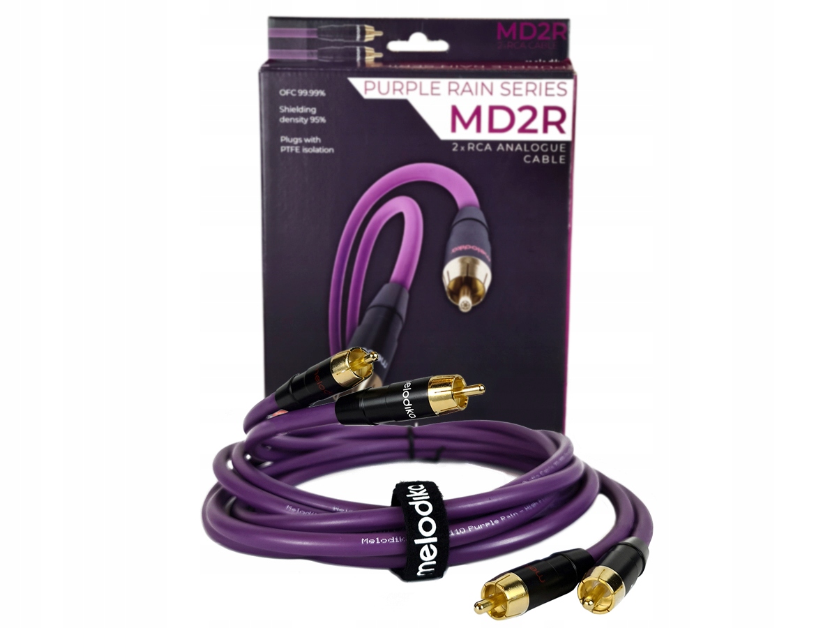 

Melodika MD2R - Kabel chinch 2xRCA - 2xRCA - 0.5m