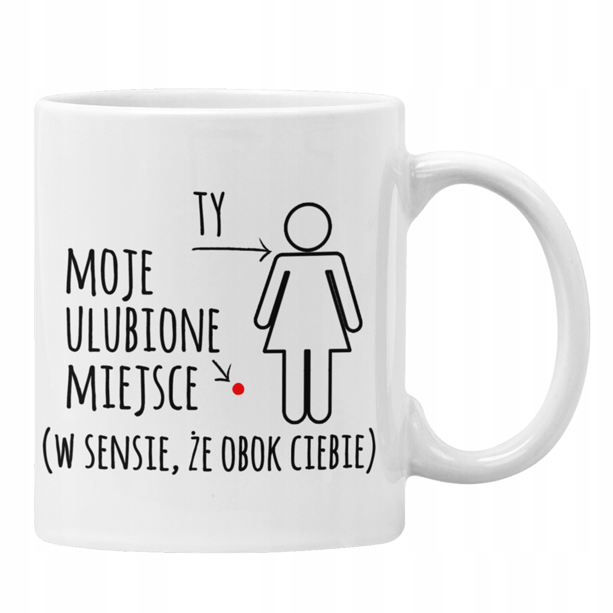 

Śmieszny kubek Walentynki dla niej