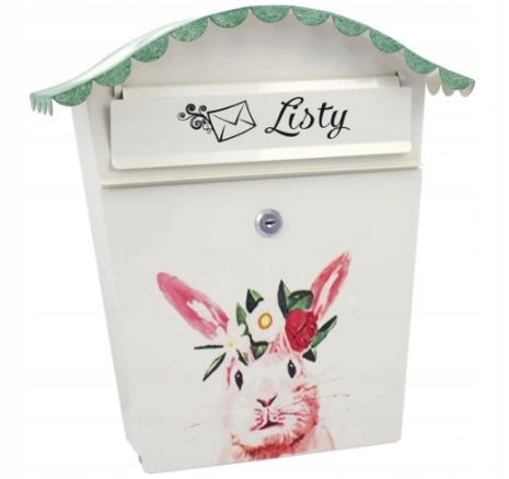 Poštovní Schránka Malovaná Poštovní Schránka S Králíkem