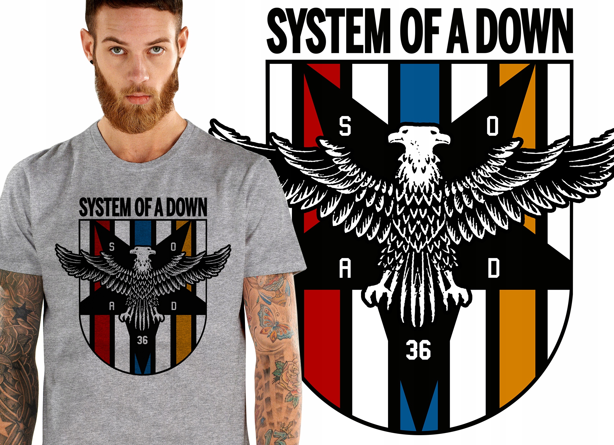 

System Of A Down Soad Serj Koszulka Męska L