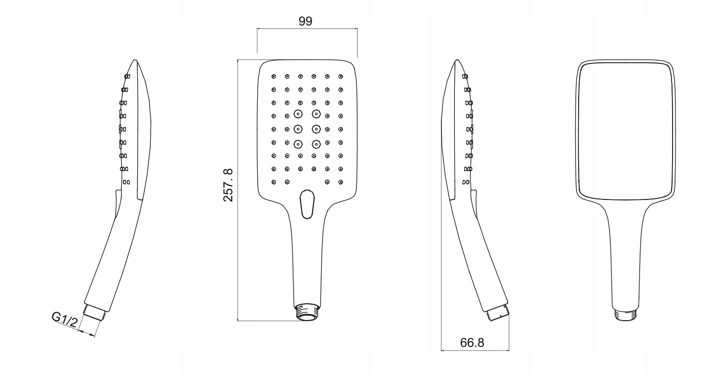 Nasza słuchawka prysznicowa Bravat