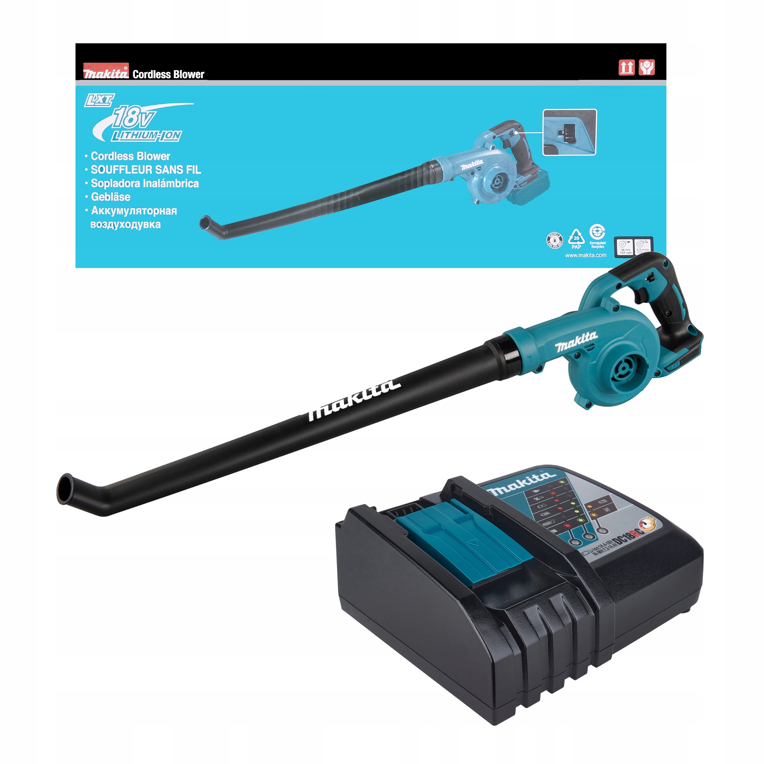 Makita DUB186RT Aku Foukač 18V 1x5Ah