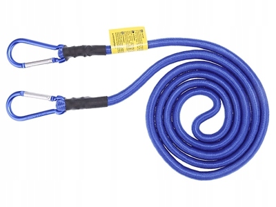 

Linka elastyczna z karabinkami 180 cm x 10mm