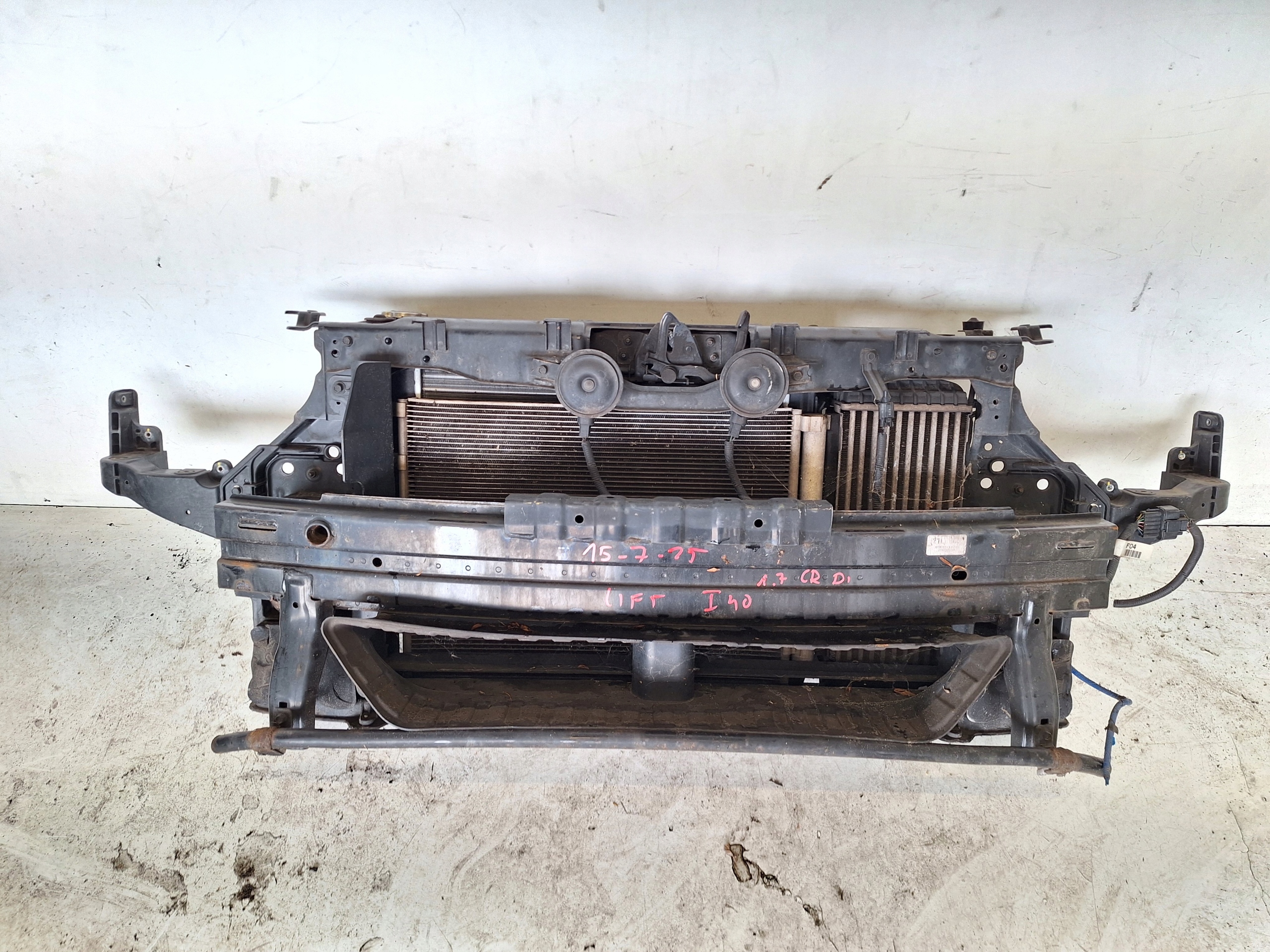 HYUNDAI I40 LIFT 15-> support panel for radiators 1.7 CRDI