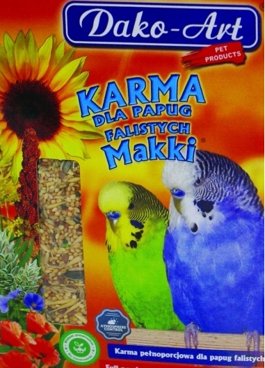 Dako-Art karma dla papug falistych Makki 25kg premium pokarm, #117