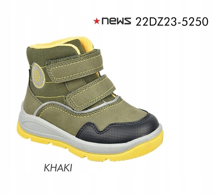 News Kozaki Botki Zimowe Śniegowce Khaki R 23