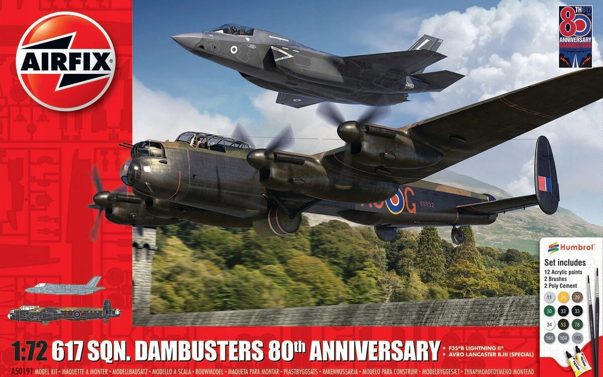 Dambusters 80th Anniversary Airfix A50191 měřítko 1/72