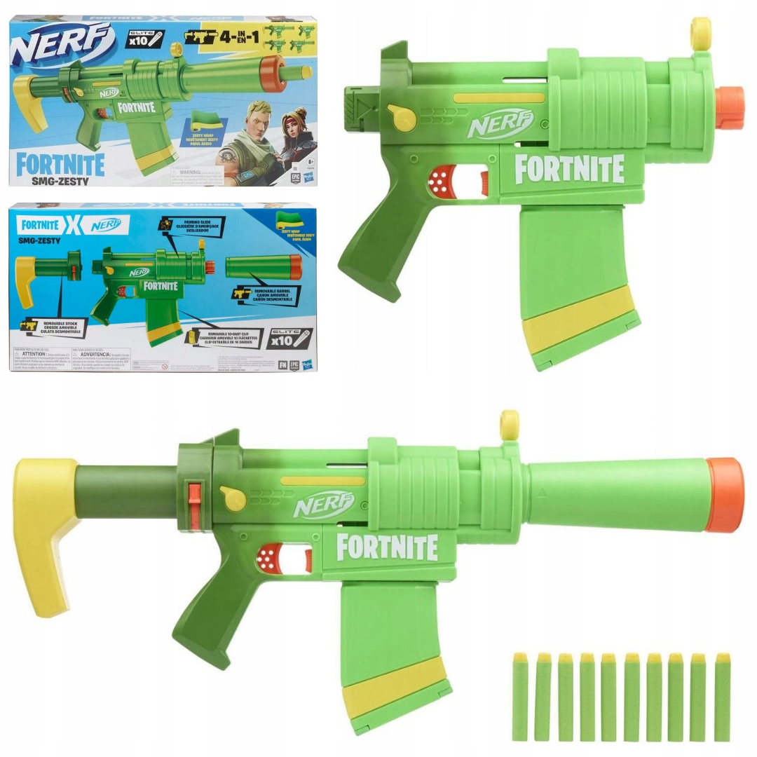 Pistolet Nerf SMG-E - Fortnite