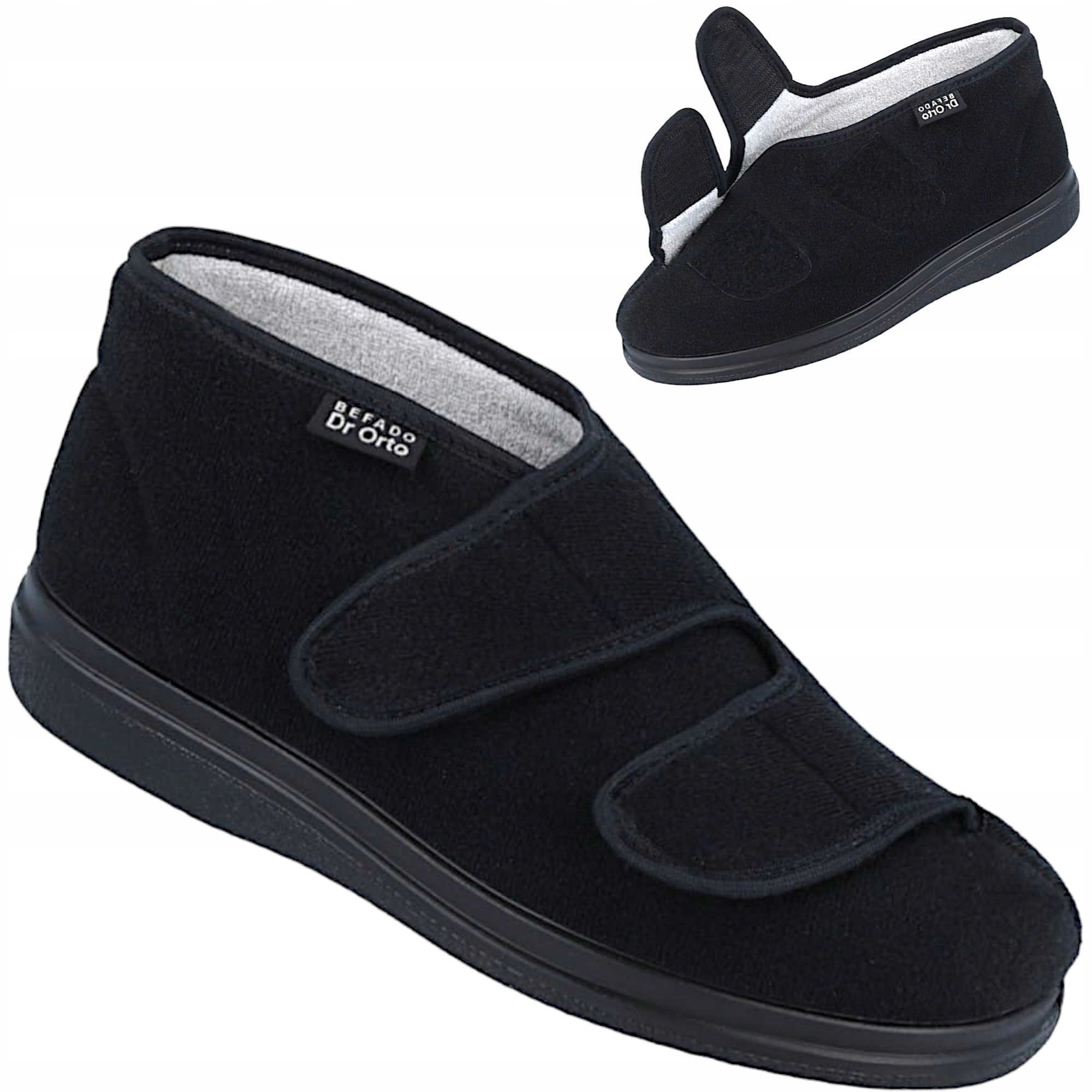 Pánské Papuče pantofle Na Suchý Zip Široké Dr Orto 986M Zdravotní 43