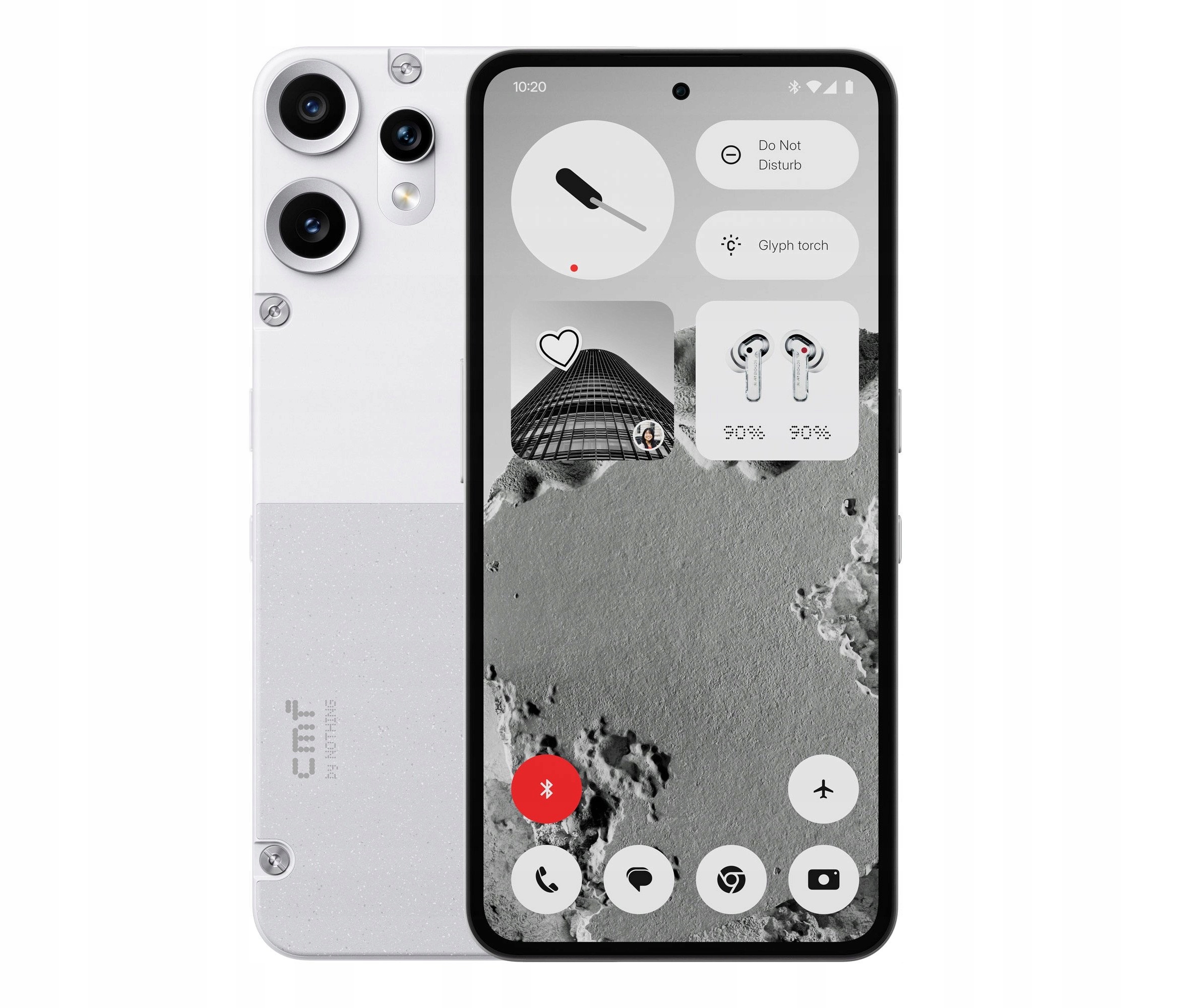 Smartfon CMF Phone 2 Pro 8 GB / 128 GB 5G biały, 6974434225411