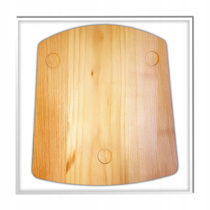 DREWNIANA PODSTAWKA DESKA POD THERMOMIX TERMOMIX TM5 TM6 BUKOWA DESECZKA Kolor dominujący beżowy/brązowy