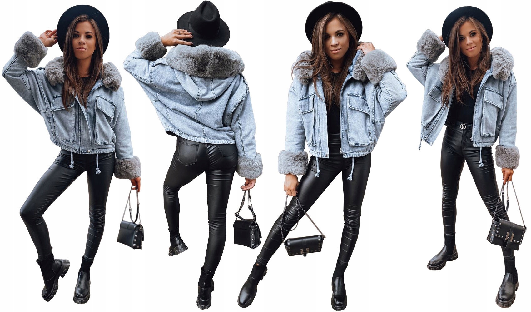 

Kurtka Jeansowa Z Futerkiem Katana Miś Futerko U