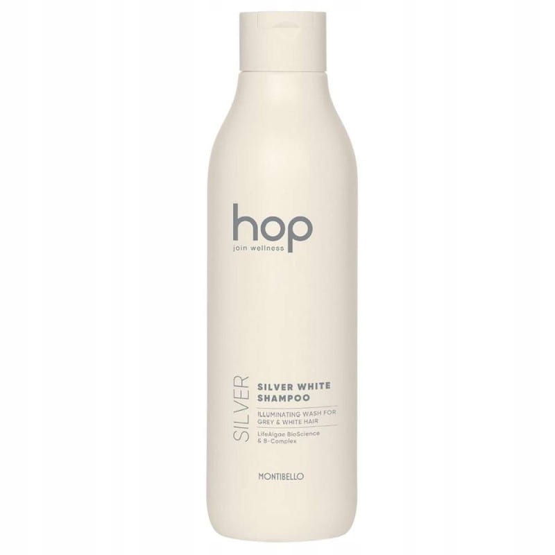Šampon Montibello Hop Silver White rozjasňující pro šedivé vlasy 1L
