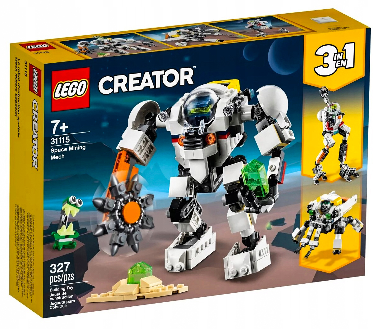 

Lego Creator 3W1 Kosmiczny Robot Górniczy