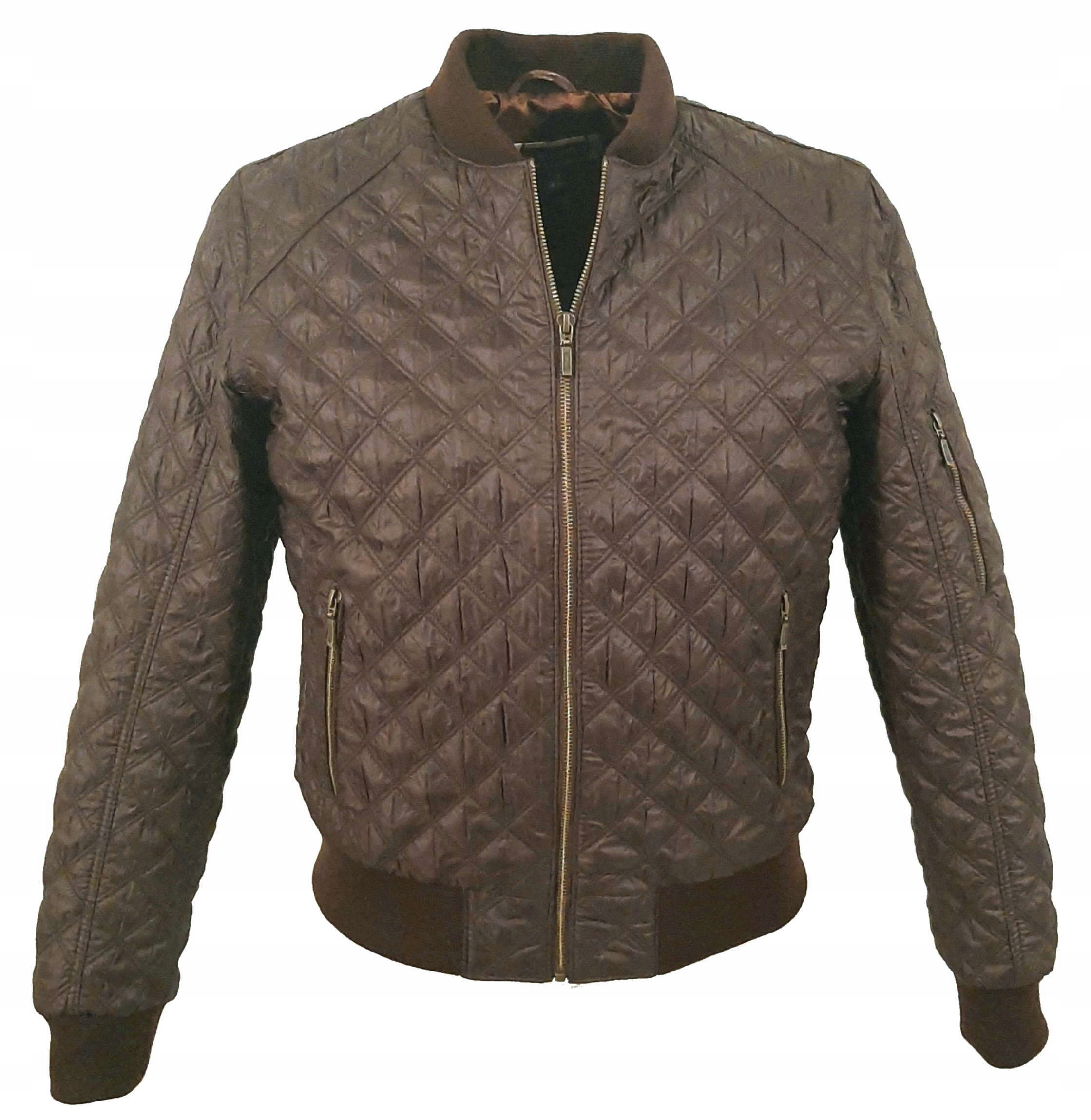 

Kurtka Wiosenna Bomber Męska Pikowana 58 Lekka