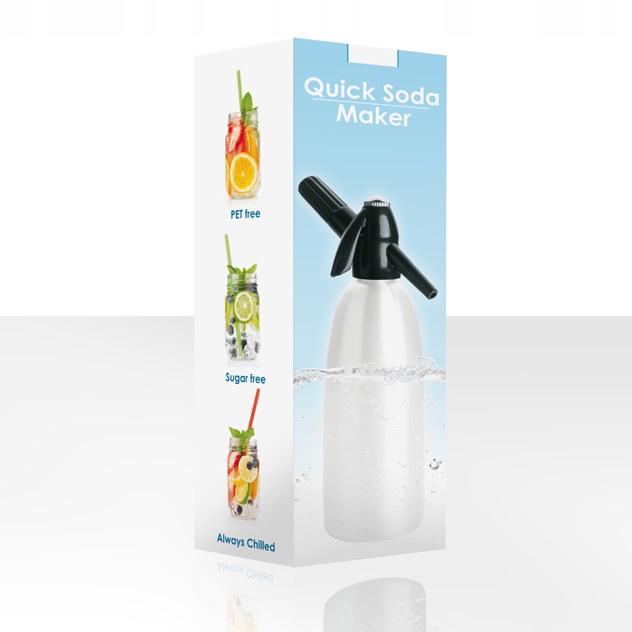 SYFON SATURATOR DO WODY SODOWEJ CO2 1L +50 NABOJÓW Kod producenta SA-01