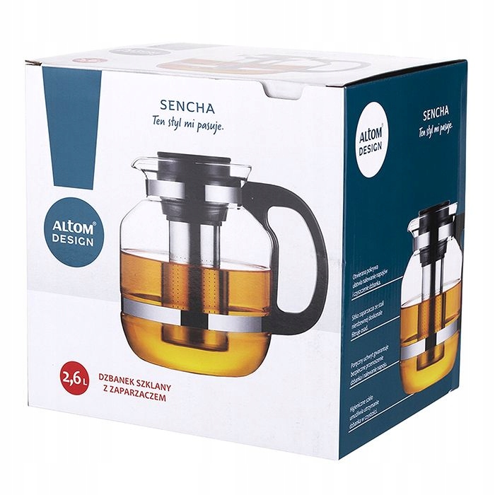 

Zaparzacz Dzbanek Szklany Z Filtrem Sencha 2600ML