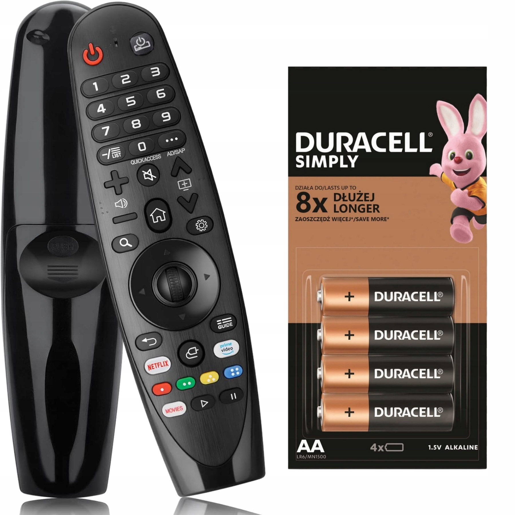 Dálkový Ovladač Pro Lg AN-MR19BA UM71 UM73 UM7300PUA UM75 UM80 W9 Baterie